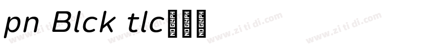 Opun Black Italic字体转换